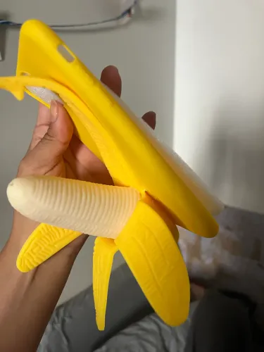 Capinha iphone de banana