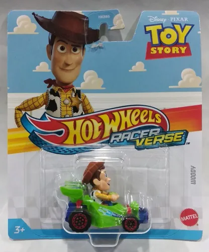 Hot Wheels Racer verse Woody Mattel