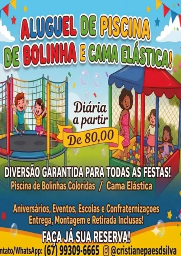 Pula pula piscina de bolinha