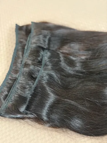 Mega hair na tela