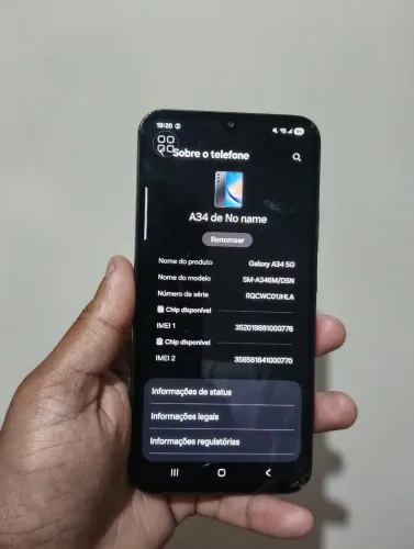 Samsung Galaxy a34 à venda!