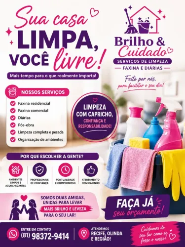 FAZEMOS FAXINA 