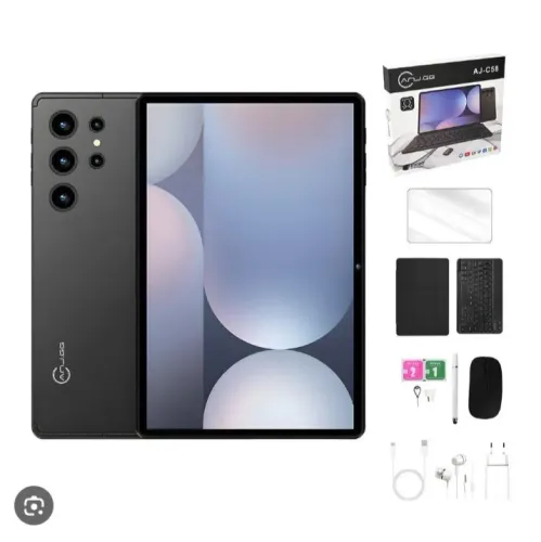 Tablet anj.gg 10.1 6gb ram 128gb armazenamento kit completo