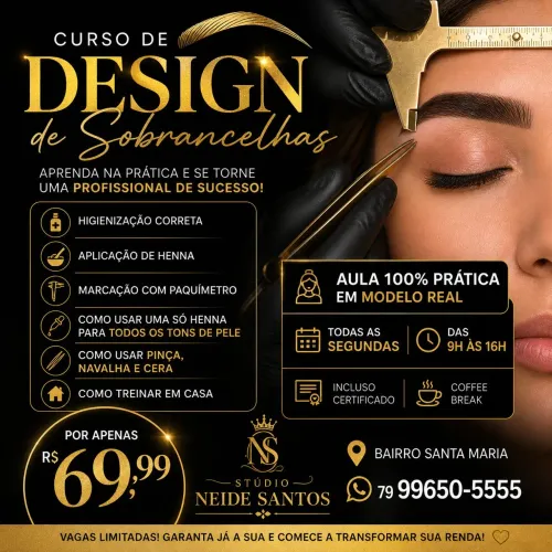 Curso prático design de sobrancelhas 