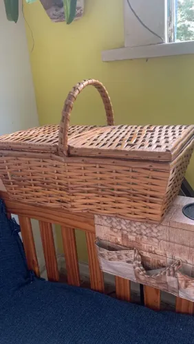 Cesta vime pequinique