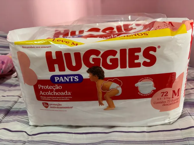 Fralda Huggies ?M? shortinho