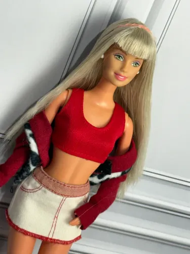 Boneca Barbie Antiga Articulada
