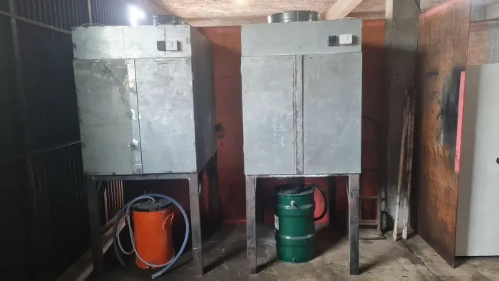 Cabine para Pintura Eletrostática