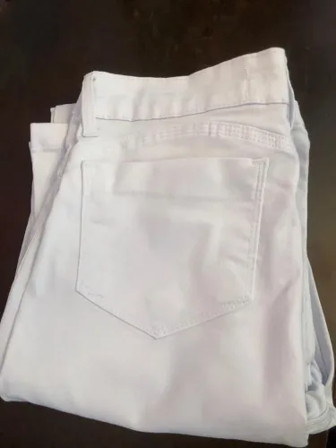 LINDA CALÇA BRANCA FEMININA (com elastano)