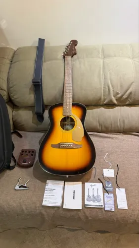 Violão Fender Malibu Player + Bag Original | Impecável (Estado de Novo)