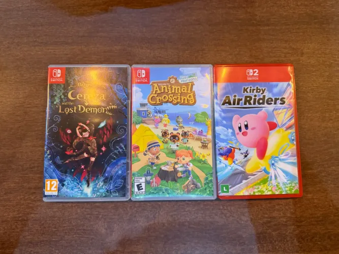 Jogos de Nintendo Switch 1 e 2