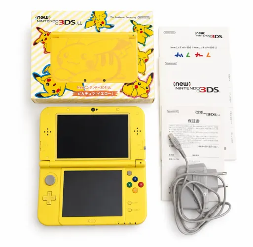 New Nintendo 3ds XL LL Edição Pikachu Desbloqueado 32 GB - Reservado