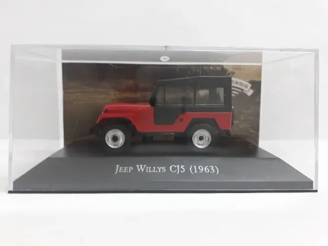 Miniatura Jeep Willys Cj5 (1963) - Inesquecíveis do Brasil