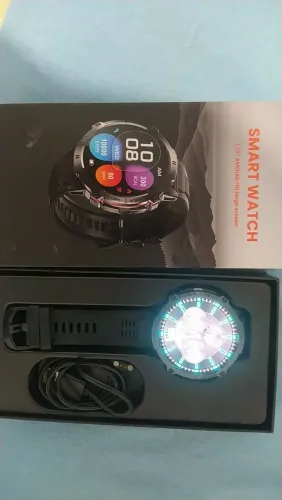 Relógio Smartwatch X3 Carbn One Max Amoled 1.73 1atm Água