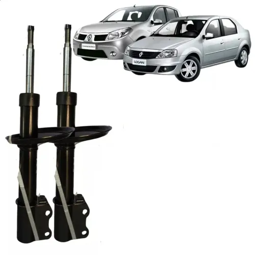 Par Amortecedor Dianteiro Renault Sandero - Logan 2008 a 2013