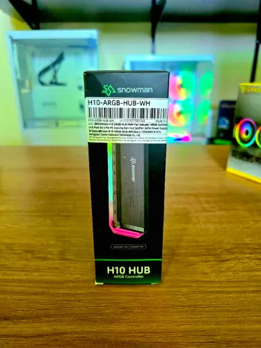 Controladora ARGB para fans 3 pinos com RGB