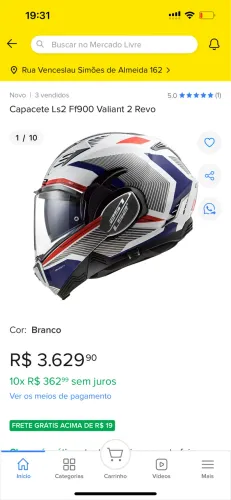 Capacete LS2 Valiant II - 63/64 