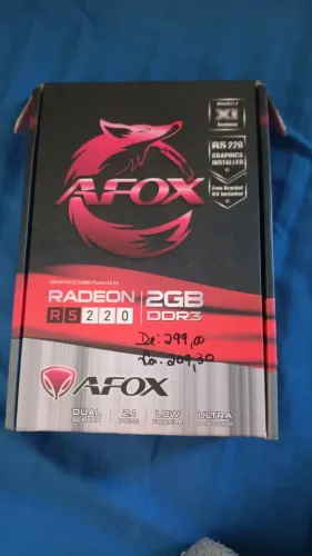 Placa de Vídeo R5 220 em perfeito estado funcionando