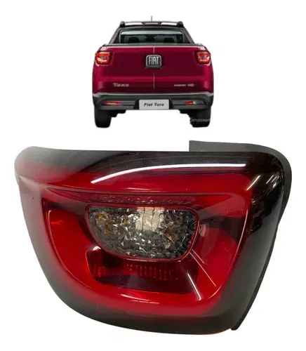 Lanterna Traseira Esquerda Fiat Toro 2016 A 2023 Original Esquerdo/motorista Vermelho