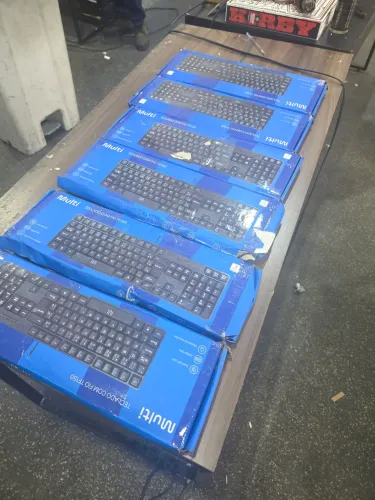 Lote de teclados com fio MULTILASER TF150 (6 unidades)