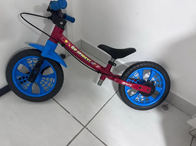 nathor bicicleta infantil aro 13 spider man