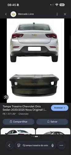 Tampa traseira 