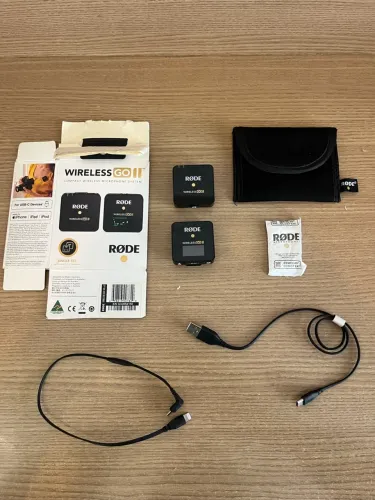 Microfone RODE Wireless GO 2 II com 1 Canal