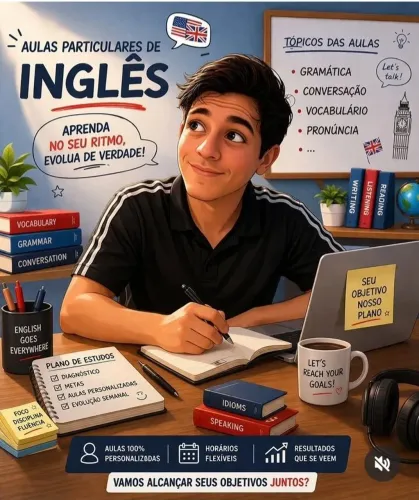 Professor Particular de Inglês - Aulas Online