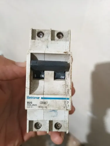 Disjuntor Bipolar 25A Eletromar