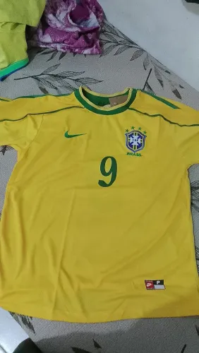 Camisa Ronaldo 98 Retrô Brasil