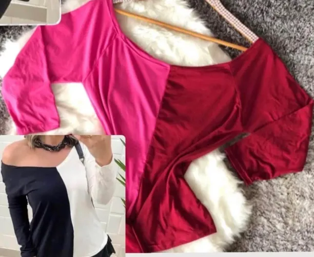 Blusa Bicolor M