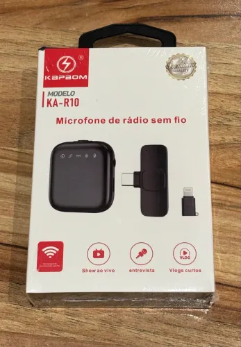 Microfone de rádio sem fio 