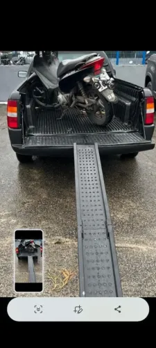 Rampa para frete de moto