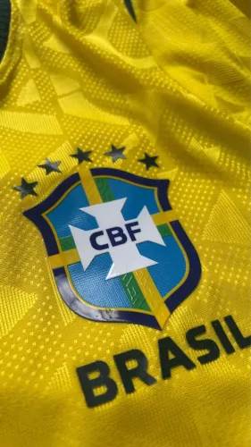 Camisa do Brasil modelo jogador 1.1 