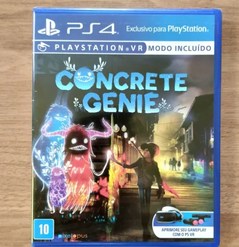 troco game mídia física concrete genie ps4 ps5