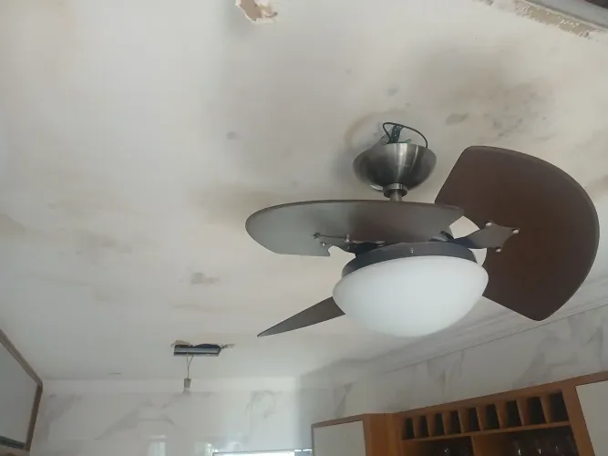 Ventilador de Teto Tron Aventador Stilo 3 Pás MDF 69cm Aço Escovado