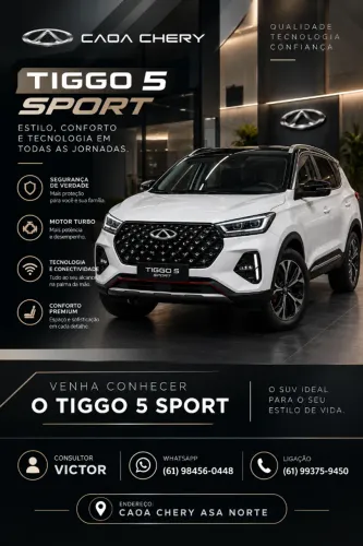 Chery Tiggo 5X Sport 1.5 Turbo Flex Aut. 2026