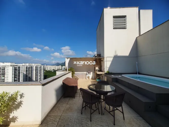 Cobertura Duplex com piscina - 3 quartos - Reserva do Parque - Cidade Jardim - RJ