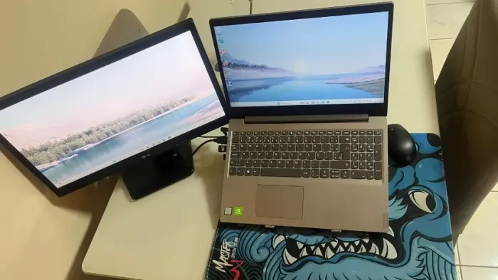 Notebook Lenovo IdeaPad S145 + Monitor LG + Kit Completo | Intel i5 | SSD 240GB 