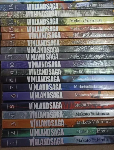 Vinland saga - 18 VOLUMES (leia a descrição)