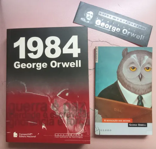 Livros 1984 e A Revolução dos Bichos - George Orwell - Companhia Editora Nacional