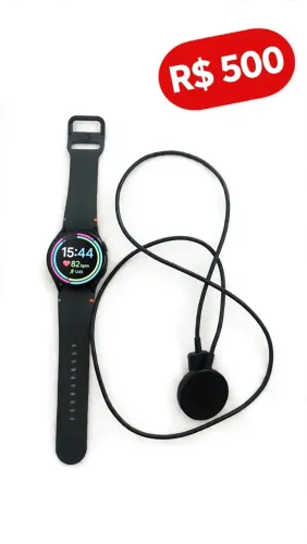 Relógio Galaxy Watch FE Preto + Carregador Original