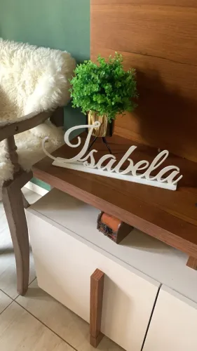 Nome em MDF personalizado