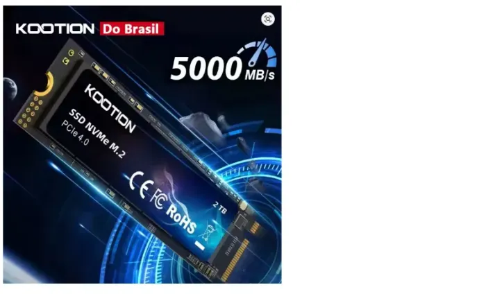 SSD Kotion 2tb NVME PCI-E 4.0 Saude 100%