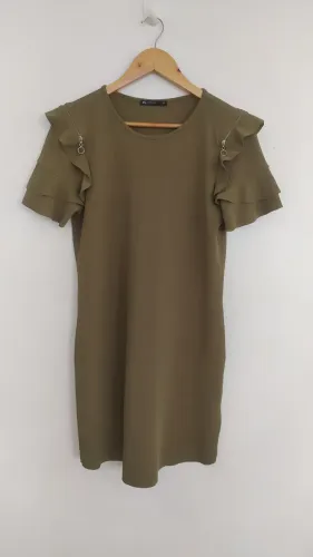 Vestido tng verde oliva Tam P