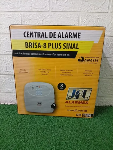 Central de Alarme JFL Brisa-8 Plus Sinal 8 Zonas