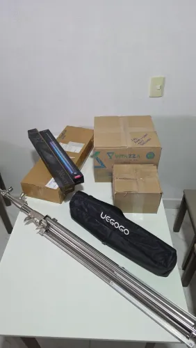 OPORTUNIDADE: Kit Profissional para Fotografia e Produção de Vídeo