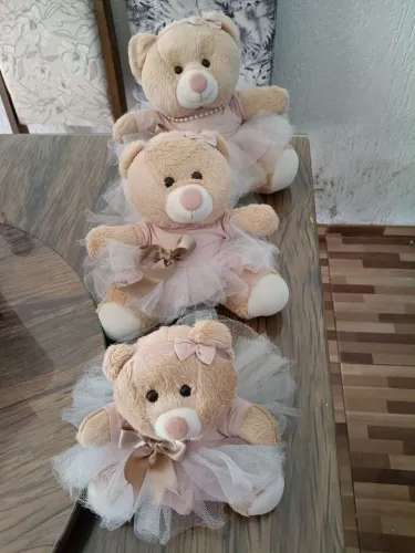 Trio pelúcia decoração