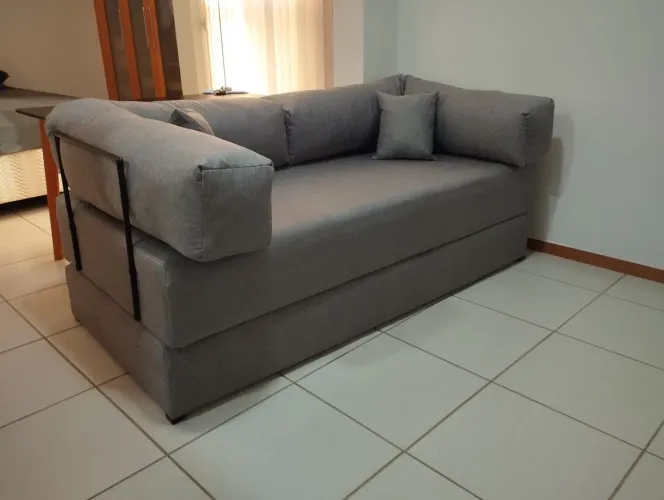 Sofá cama grande morderno 1.90 x 1.80 no LINHO