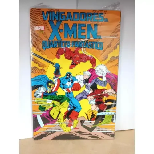 VINGADORES VS. X-MEN VS. QUARTETO FANTASTICO marvel PANINI RARIDADE hulk wolverine magneto